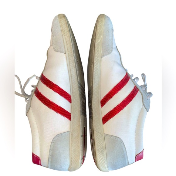 Prada White and Red Sneakers - Picture 6 of 12